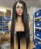 Straight Silk Base Lace Front Human Hair Wigs For Women 