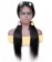 Breathable Cap Brazilian Straight Human Hair Wigs For Women