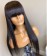 Straight 13x6 Lace Front Wigs With Bang 150% Density 