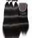 Straight Human Hair Bundles With Lace Closure 4 Pieces/set