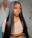 200% Density 13x4 Transparent Lace Frontal Straight Wave Human Hair Wigs