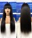 Straight 13x6 Lace Front Wigs With Bang 150% Density 