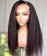 150% Density Kinky Straight 13X4 Lace Front Wig For Sale