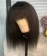 Kinky Straight Full Lace Human Hair Wigs For Black Women