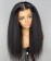 Pre-Plucked Kinky Straight T Part Lace Wigs With Baby Hair