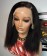 Full Lace Kinky Straight Silk Base Wigs For Black Women