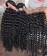 Two Kinky Curly Bundles With 5X5 Lace Closure