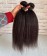 Coarse Yaki Straight Russian Virgin Hair Bundles Natural Color For Sale