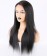 Yaki Straight Lace Front Human Hair Wigs 300% Density