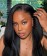 Silk Base Light Yaki Straight Wigs For Black Women With Baby Hair 