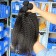 3Pics Kinky Straight Cambodian Human Hair Weave Bundles