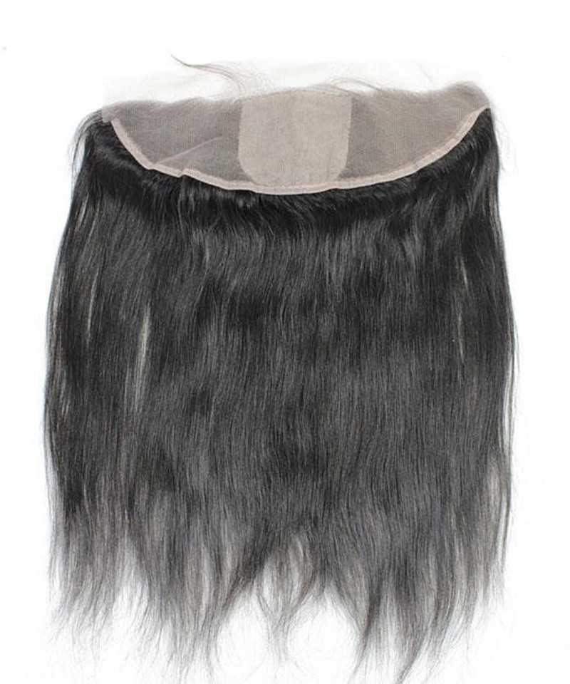 Yaki Straight Silk Base 13x4 Lace Frontal Closure With 4X4 Silk
